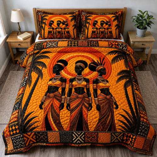 Golden Sisters Heritage 3-Piece Quilted Bedding Set GFTOHNL211