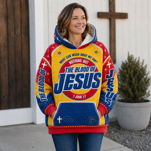 Washed By The Blood Of Jesus Hoodie GFTOHNL2199
