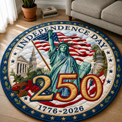 250 Independence Day Quilted Round Mat GFTOHNL22