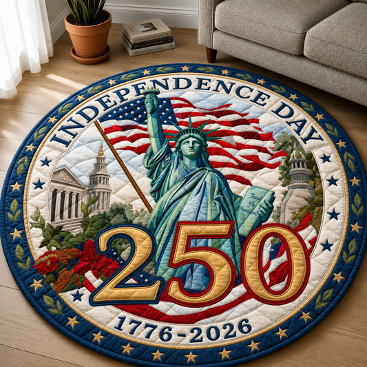 250 Independence Day Quilted Round Mat GFTOHNL22