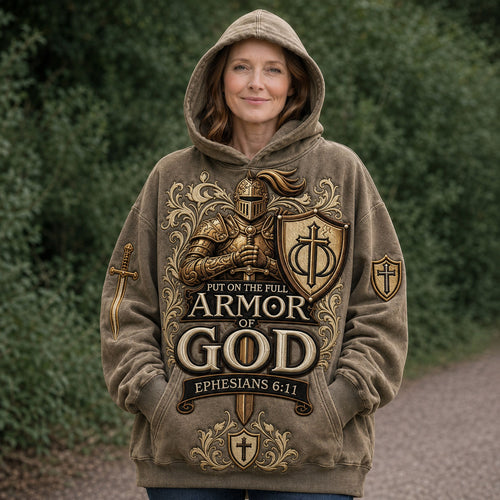 Strength Through The Armor Of God Hoodie GFTOHNL2210
