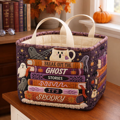 Spooky Story Collection Quilted Storage Basket GFTOHNL2244