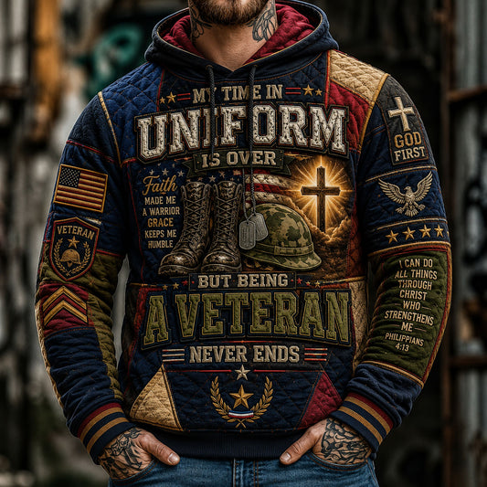 Veteran Spirit Never Ends Hoodie GFTOHNL2297