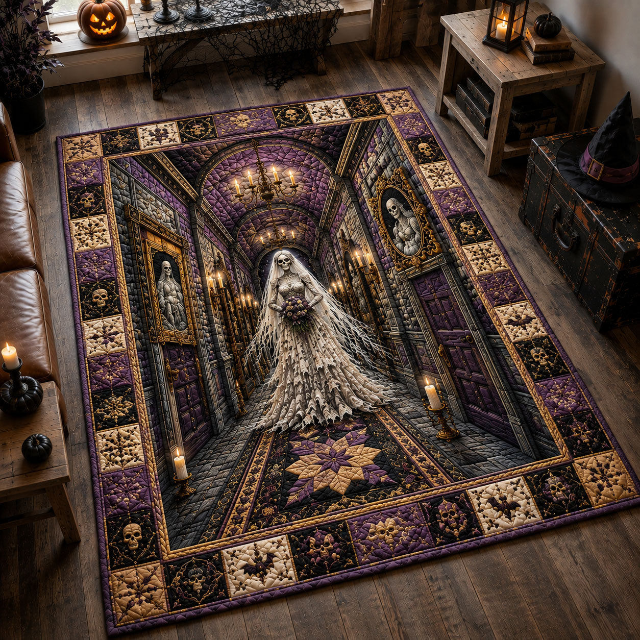 Haunted Hall Bride Area Rug GFTOHNL2363