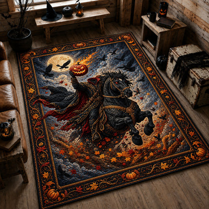 Pumpkin Rider Reckoning Area Rug GFTOHNL2365
