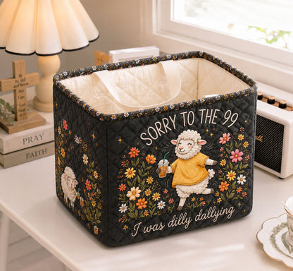 The Wandering Ninety-Ninth Quilted Storage Basket GFTOHNL2379