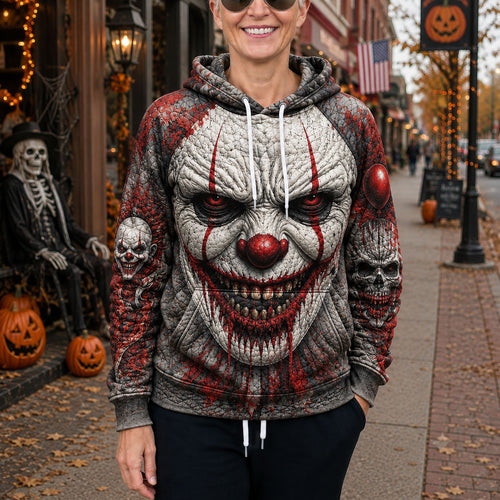 Killer Clown Horror Hoodie GFTOHNL2412