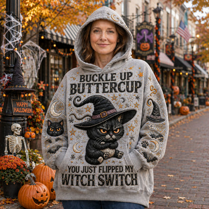 Witch Switch Black Cat Hoodie GFTOHNL2414