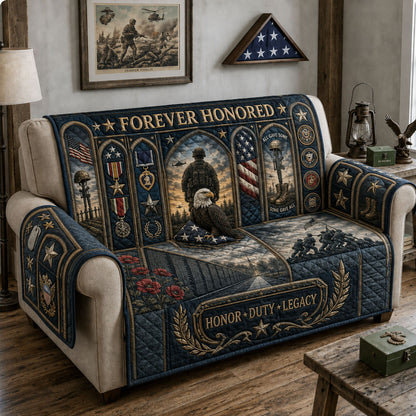 Forever Honored Legacy Quilted Sofa Cover GFTOHNL2453