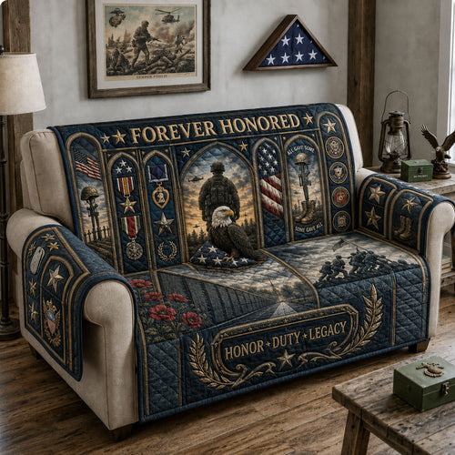 Forever Honored Legacy Quilted Sofa Cover GFTOHNL2453