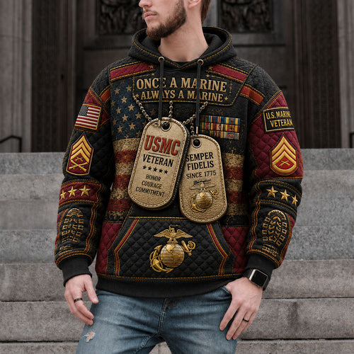 Once A Marine Always A Marine Hoodie GFTOHNL2513