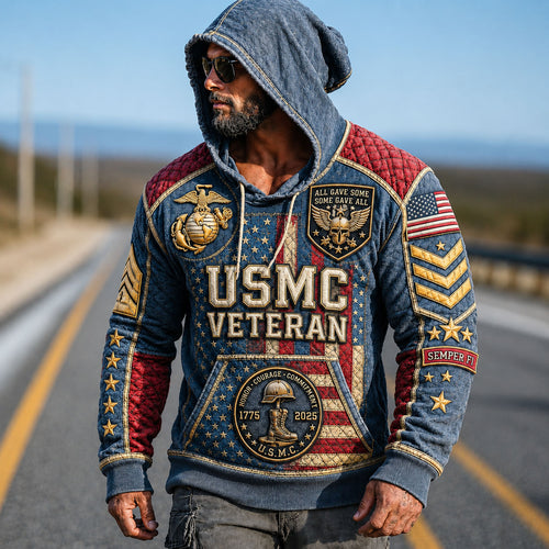 USMC Veteran Honor And Commitment Hoodie GFTOHNL2516