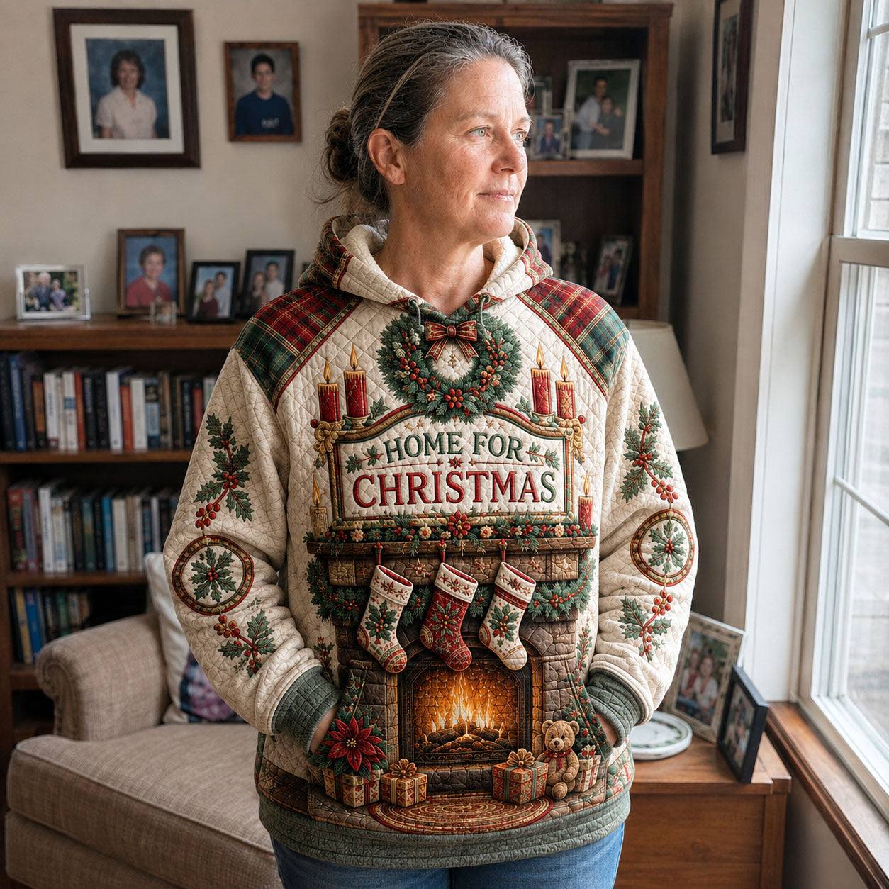 Home For Christmas Hoodie GFTOHNL2522