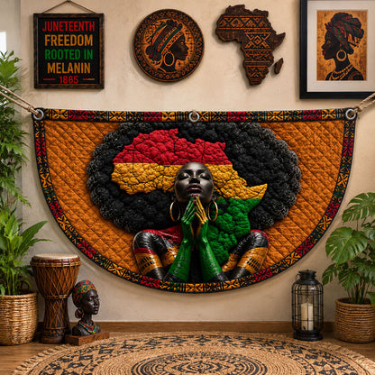 Melanin Prayer Fan Flag GFTOHNL254