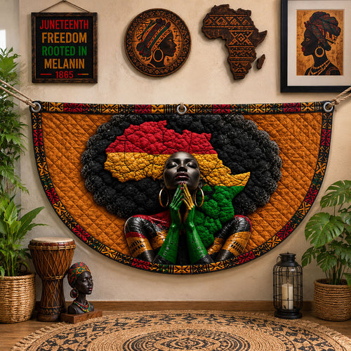 Melanin Prayer Fan Flag GFTOHNL254