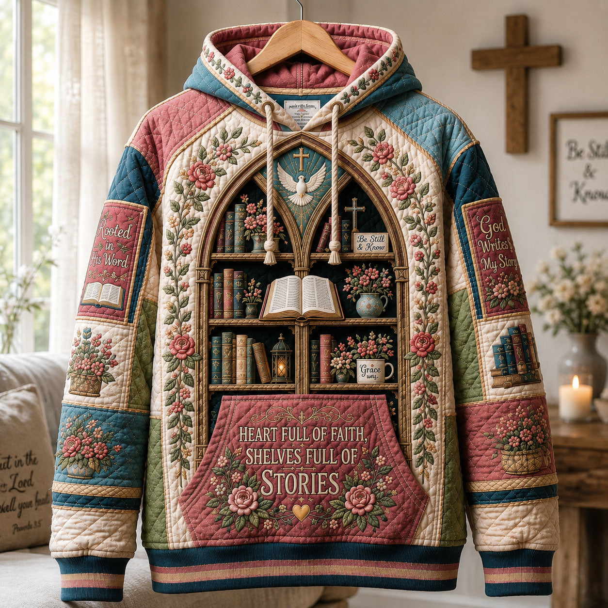 Heart Full Of Faith Christian Hoodie GFTOHNL2557