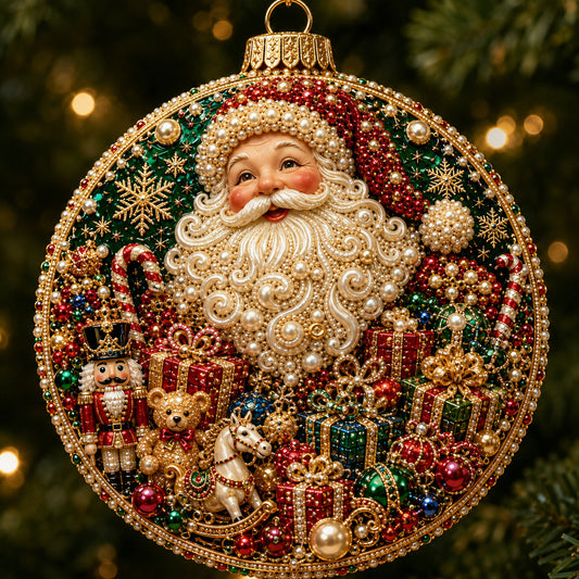 Santa Toy Christmas Christmas Mica Ornament GFTOHNL2564