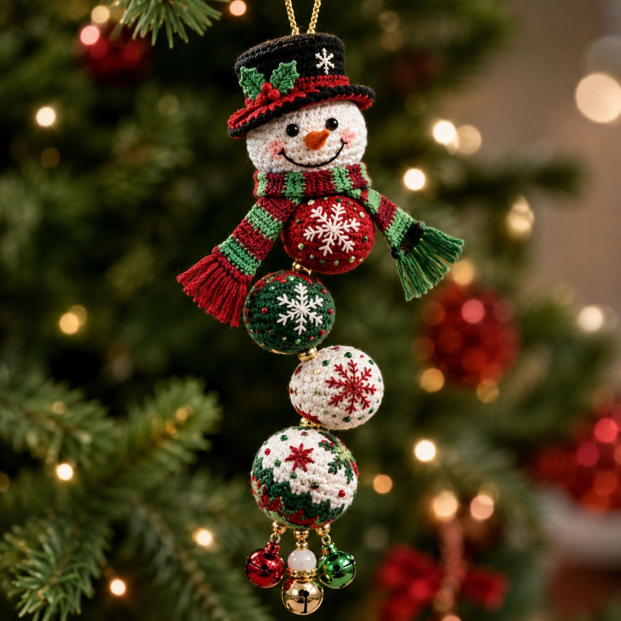 Snowman Bauble Christmas Christmas Mica Ornament GFTOHNL2570