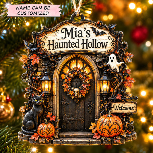 Haunted Hollow Christmas Mica Ornament QTCUZ GFTOHNL2606