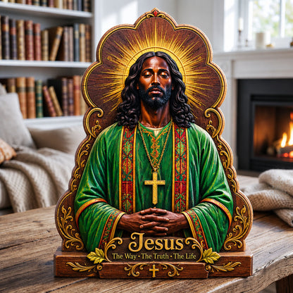 Jesus The Way Truth Life Wooden Block 3-Layers GFTOHNL2649