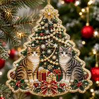 Christmas Cats Tree Christmas Mica Ornament GFTOHNL2653