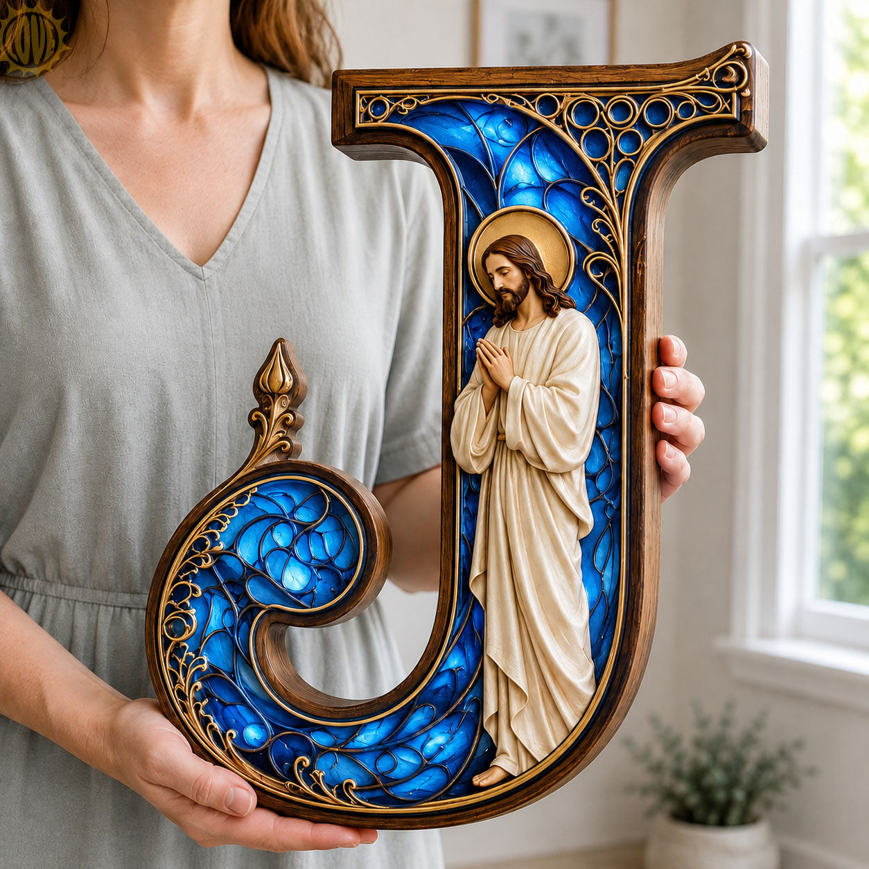 Jesus Prayer Faith Wooden Block 3-Layers GFTOHNL2692