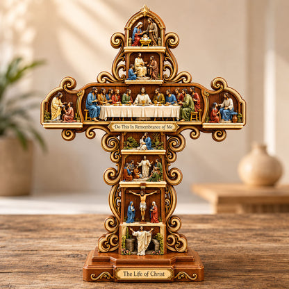 Life Of Christ Wooden Block 3-Layers GFTOHNL2697