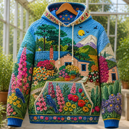 Mountain Flower Garden Hoodie GFTOHNL2769