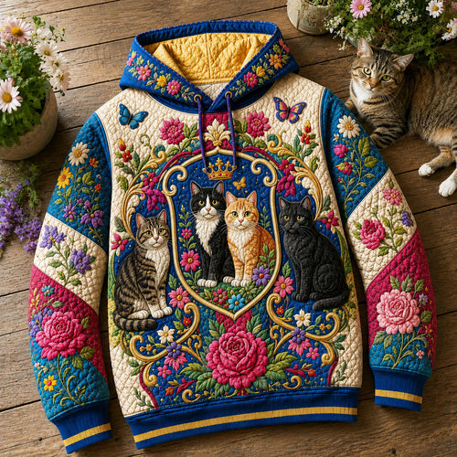 Royal Cat Garden Hoodie GFTOHNL2776