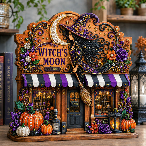 Witch Moon Boutique Wooden Block 3-Layers GFTOHNL2778