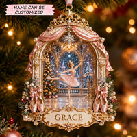 Christmas Ballerina Arch Christmas Mica Ornament QTCUZ GFTOHNL2785