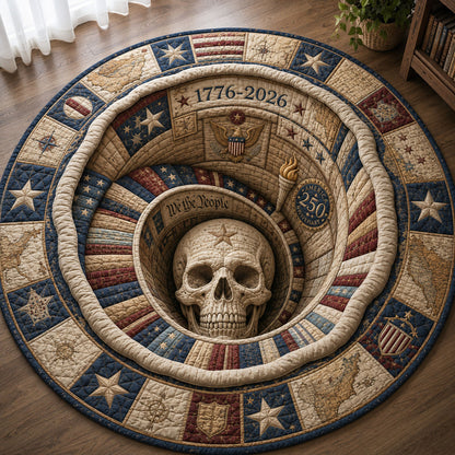 America 250 Heritage Tunnel Quilted Round Mat GFTOHNL286
