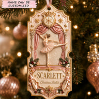Christmas Ballet Stage Christmas Mica Ornament QTCUZ GFTOHNL2883