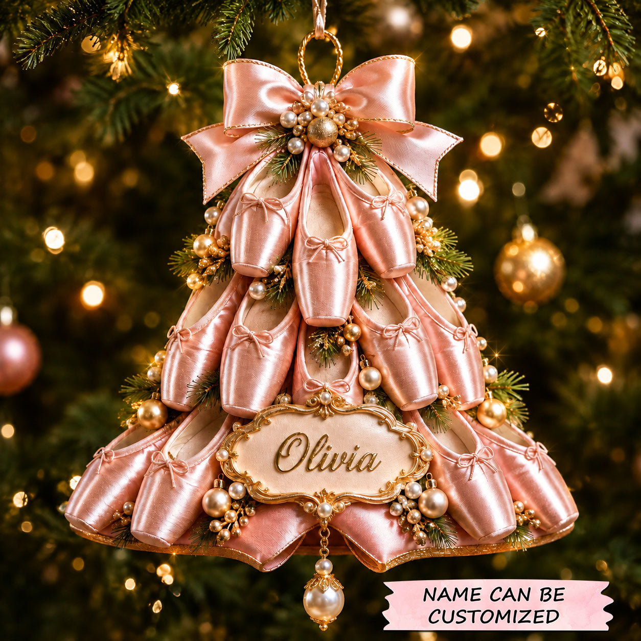 Ballet Shoes Christmas Tree Christmas Mica Ornament QTCUZ GFTOHNL2887