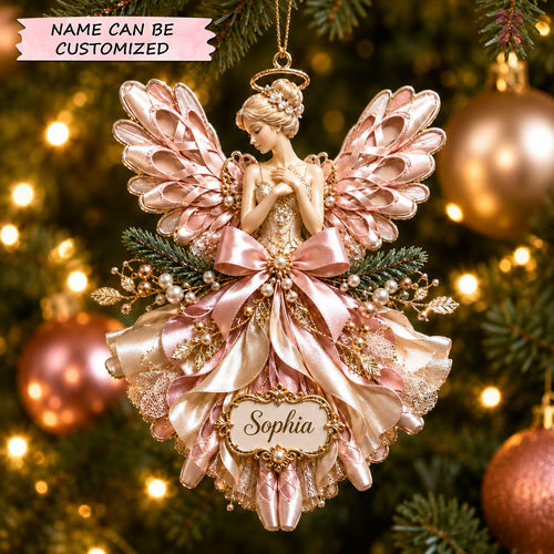 Ballerina Angel Grace Christmas Mica Ornament QTCUZ GFTOHNL2889