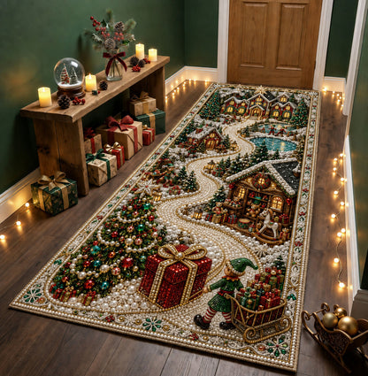 Christmas Village Gift Trail Runner Rug GFTOHNL2911
