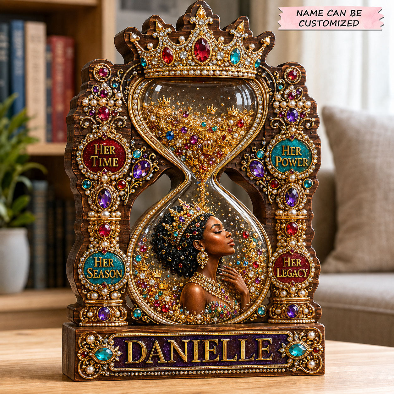 Her Time Her Power Wooden Block 3-Layers QTCUZ GFTOHNL2964