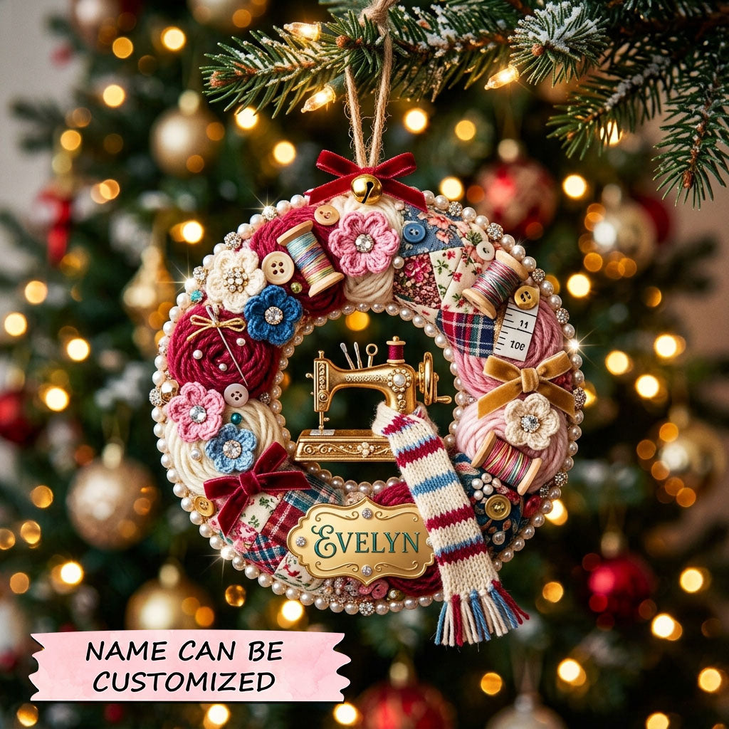 Handmade Christmas Joy Christmas Mica Ornament QTCUZ GFTOHNL2973