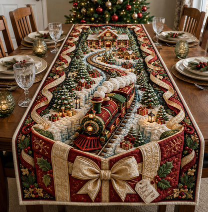 Christmas Village Express Quilted Table Runner GFTOHNL3048