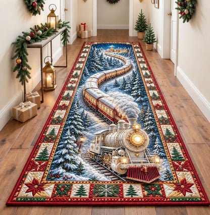 Christmas Winter Express Runner Rug GFTOHNL3081