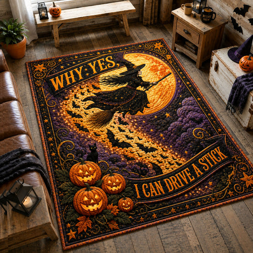 Witch Broom Flight Area Rug GFTOHNL3175