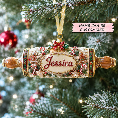 Personalized Christmas Baking Collection Christmas Mica Ornament QTCUZ GFTOHNL3193