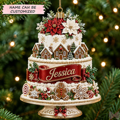 Personalized Christmas Baking Collection Christmas Mica Ornament QTCUZ GFTOHNL3193