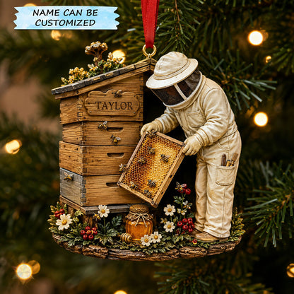 Beekeeper Christmas Collection Christmas Mica Ornament QTCUZ GFTOHNL3235