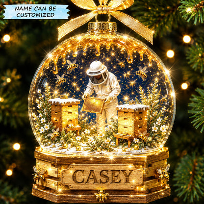 Beekeeper Christmas Collection Christmas Mica Ornament QTCUZ GFTOHNL3235