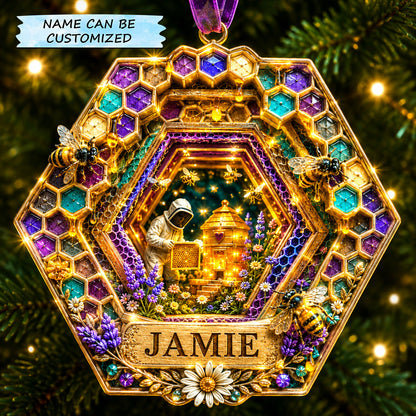 Beekeeper Christmas Collection Christmas Mica Ornament QTCUZ GFTOHNL3235