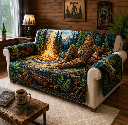 Bigfoot Campfire Escape Quilted Sofa Cover GFTOHNL3278