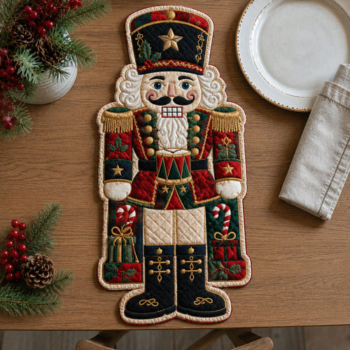 Christmas Nutcracker Custom Shape Quilted Place Mat GFTOHNL3294