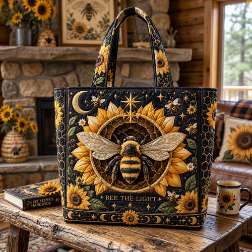 Bee The Light Quilted Tote Bag GFTOHNL3547