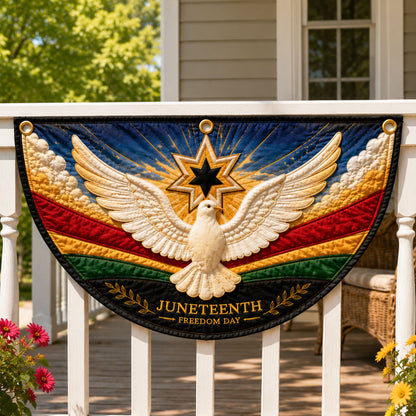 Juneteenth Freedom Dove Fan Flag GFTOHNL363